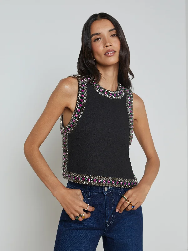 women camisoles & tanks for music festivalsBastia Embellished Tank