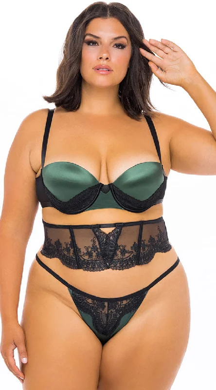 bralette bras for a trendy and comfortable stylePlus Size Change My Mind Bra Set