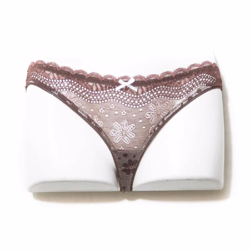 bamboo panties for women with natural softnessBrown Women Panty Low Waist With Satin Bow 5479 bamboo panties for women with natural softnessBrown Women Panty Low Waist With Satin Bow 5479