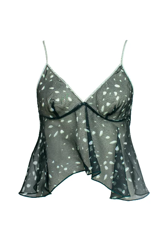 women camisoles & tanks for Valentine's Day dateFolie Petal Silk Camisole -Eucalyptus women camisoles & tanks for Valentine's Day dateFolie Petal Silk Camisole -Eucalyptus