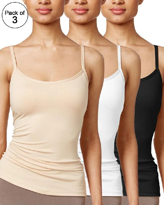 petite women camisoles & tanks for a flattering fitPack of 3 - Thailand Camisole For Women petite women camisoles & tanks for a flattering fitPack of 3 - Thailand Camisole For Women