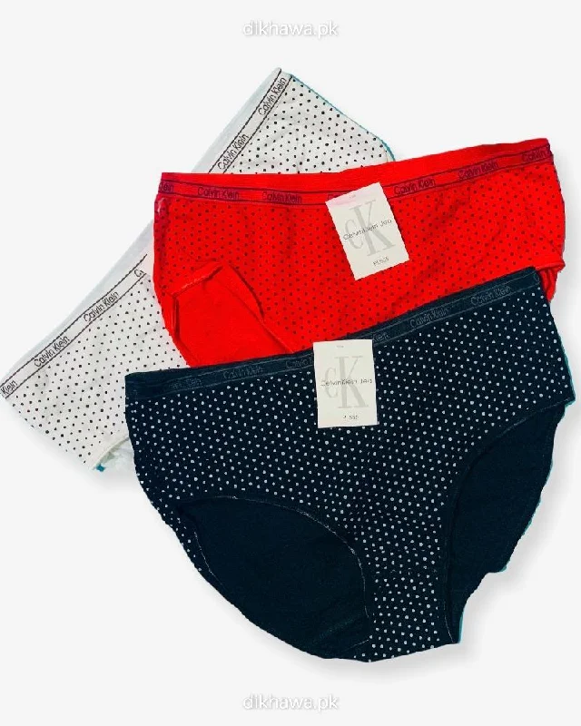 organic cotton panties for women with eco - friendly choicePack of 3 - CK Polka Dotted Panty - Flourish CK Polka Dotted Panty Mix Colors - 444, 555, 666 organic cotton panties for women with eco - friendly choicePack of 3 - CK Polka Dotted Panty - Flourish CK Polka Dotted Panty Mix Colors - 444, 555, 666