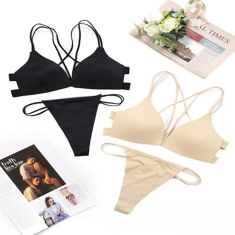 padded wireless bras for light supportFront buckle, no steel ring yoga push up anti-lower plate sxy bra set padded wireless bras for light supportFront buckle, no steel ring yoga push up anti-lower plate sxy bra set