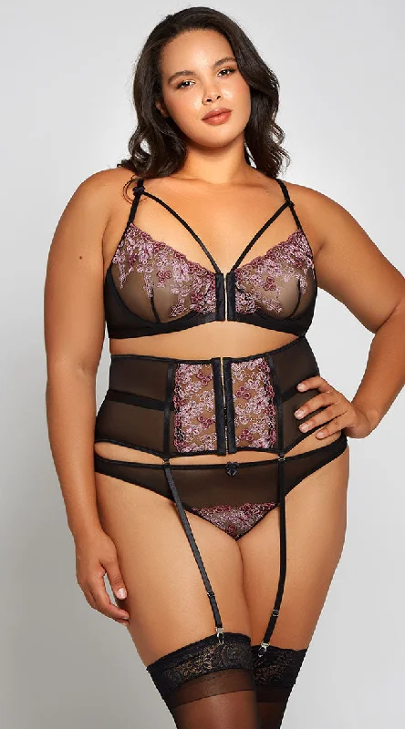 balconette push up bras for a lifted lookPlus Size Love You Bunches Bra Set
