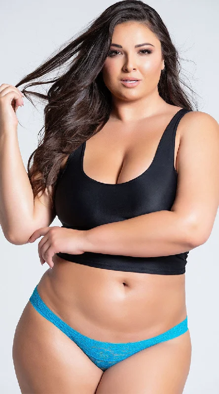 odor - resistant panties for women with long - lasting freshnessYandy Plus Size Full Back Lace Panty odor - resistant panties for women with long - lasting freshnessYandy Plus Size Full Back Lace Panty