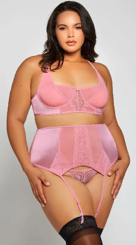 plunge wireless bras for a natural lookPlus Size Beautiful Mistake Bra Set