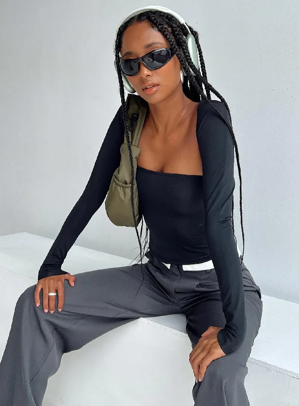 moisture - wicking women tube top for workoutsMoran Two Piece Bolero Top Black