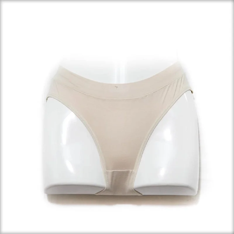 boyshort panties for women with full coverageBeige Cotton Panty
