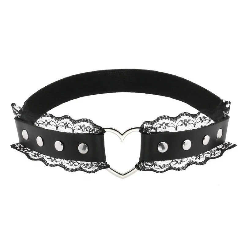 themed women garters for partiesWomen's Punk Lace Splice Garter
