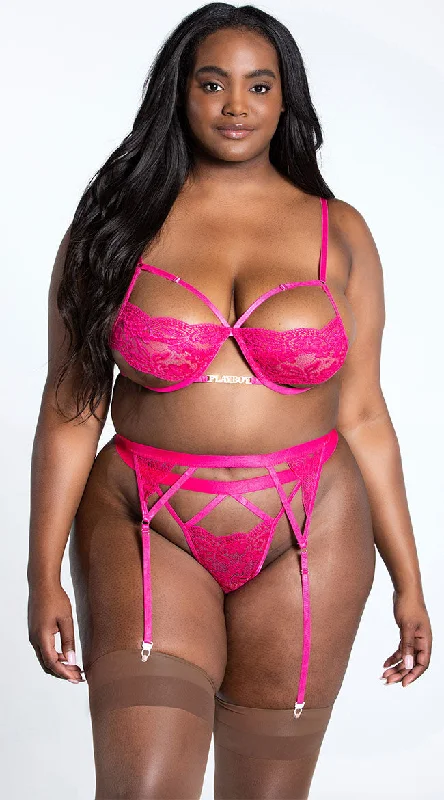 supportive sports bras for runningPlayboy Plus Size Lovers At Twilight Bra Set