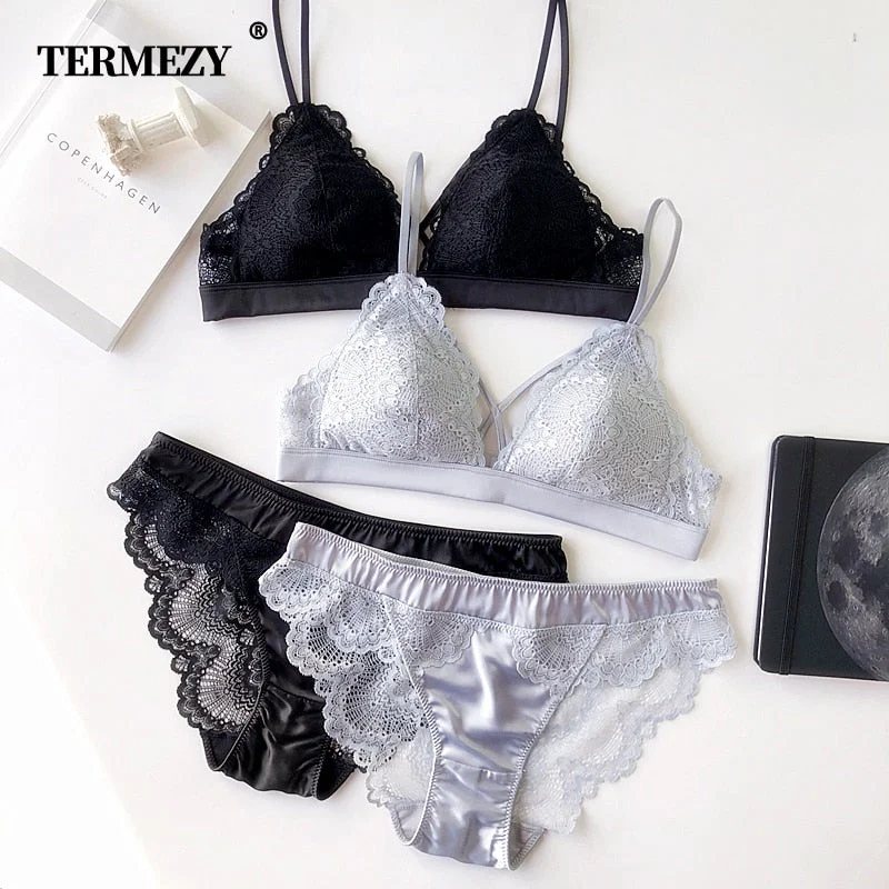 sexy backless push up brasThin Cotton Women Lingerie Sexy Embroidery Lace Underwear Sets High Quality Bra Set 3/4 Cup Brand Sexy Intimates Bra & Brief Set sexy backless push up brasThin Cotton Women Lingerie Sexy Embroidery Lace Underwear Sets High Quality Bra Set 3/4 Cup Brand Sexy Intimates Bra & Brief Set