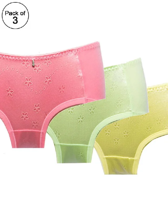 thong panties for women with no visible panty linesPack of 3 - Embroidered Cotton Panty For Women-KN335 thong panties for women with no visible panty linesPack of 3 - Embroidered Cotton Panty For Women-KN335