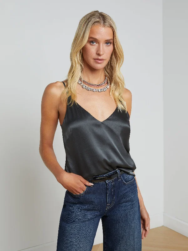 solid color women camisoles & tanks for easy matchingGabriella Silk Camisole