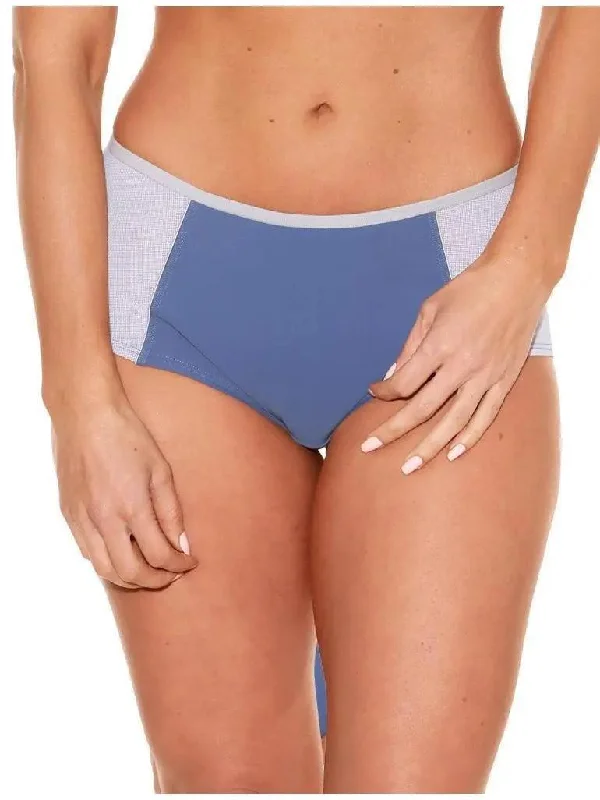 stretch - fabric women boyshort for dancingBlue Silver Pauline Boyshorts