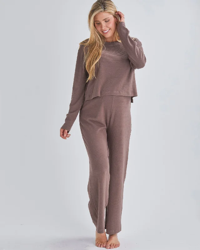full cup padded bras for enhanced shapeAnna 2-piece Maternity Winter Lounge Wear Set in Mocha full cup padded bras for enhanced shapeAnna 2-piece Maternity Winter Lounge Wear Set in Mocha