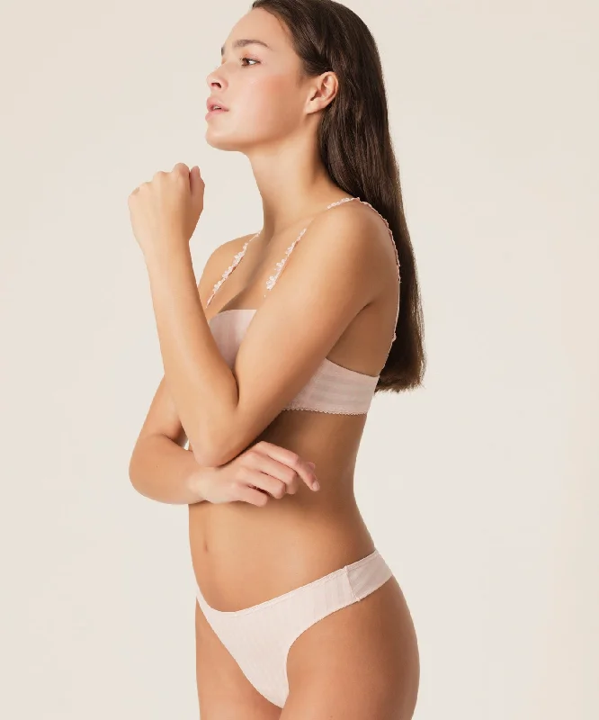 thong - style swimwear for women at the beachAvero Pearly Pink Thong