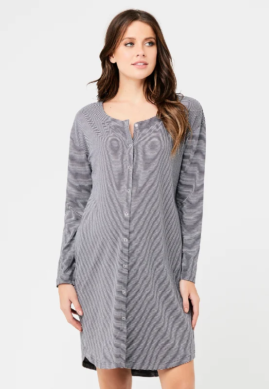 full cup nursing bras for better milk flowBlake Organic Long Sleeve Nightie