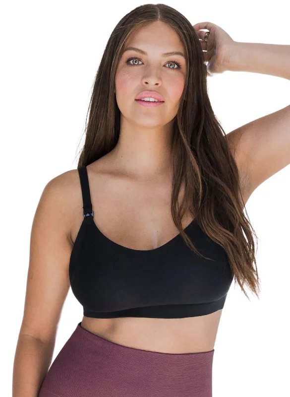 supportive sports bras for runningBLANQI Body Wire-Free Bust Support Nursing Bra - Black supportive sports bras for runningBLANQI Body Wire-Free Bust Support Nursing Bra - Black