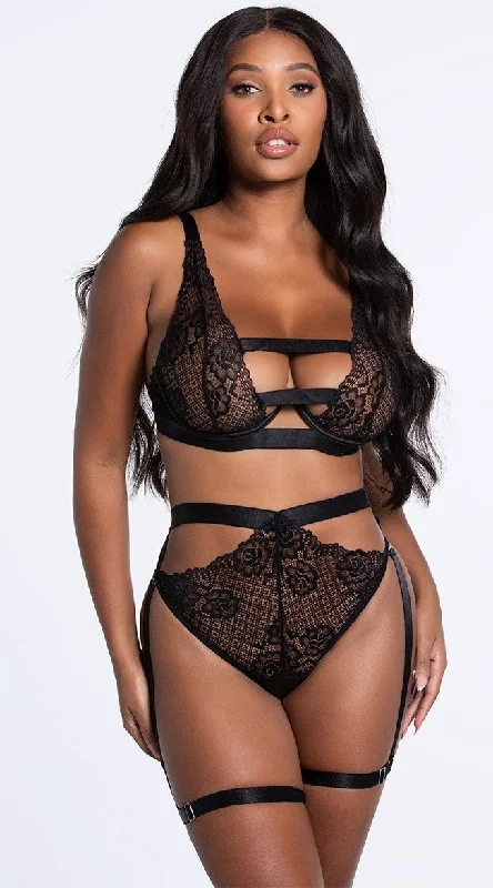 sexy lace push up bras for special occasionsCharisse Straps & Lace Bra Set