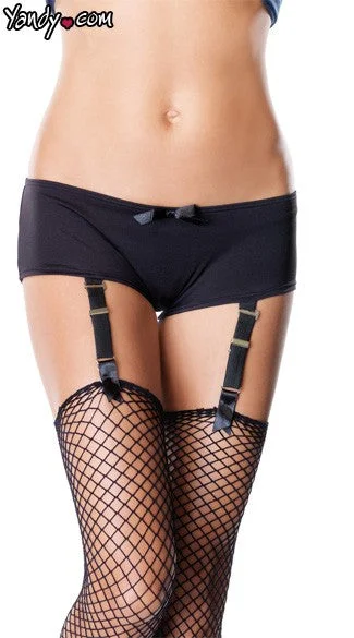 women boyshort with embroidery detailsGarter Boyshort