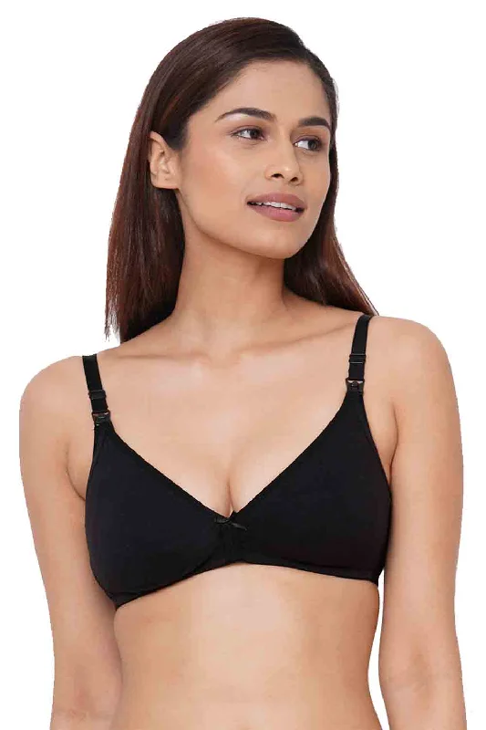 padded bras for added volumeOrganic Cotton Antimicrobial Feeding Bra-IMB006D