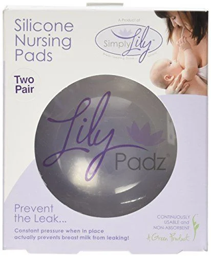 wireless bras for a natural feelLilyPadz Silicone Nursing Pads 2 Pair