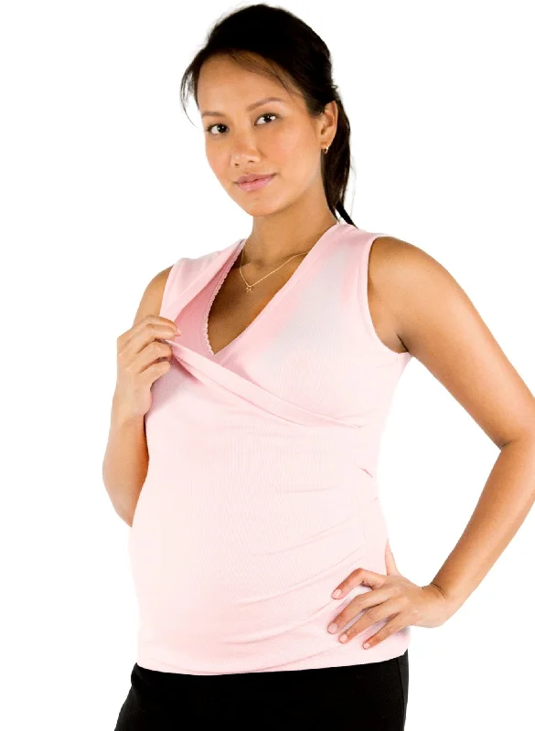underwire sports bras for extra stabilityLuxe Maternity & Nursing Tank - Blush Pink underwire sports bras for extra stabilityLuxe Maternity & Nursing Tank - Blush Pink