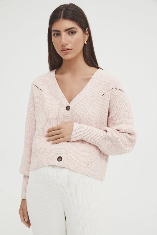 plus size convertible bras for flexibilityCoastline Crop Cardi (Peony)