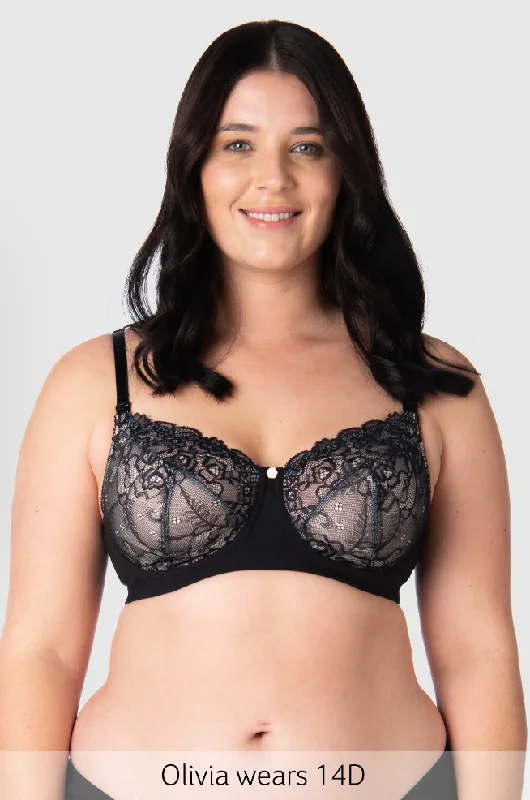 underwire sports bras for extra stabilityNursing Bra - Hotmilk Temptation Lace Black underwire sports bras for extra stabilityNursing Bra - Hotmilk Temptation Lace Black