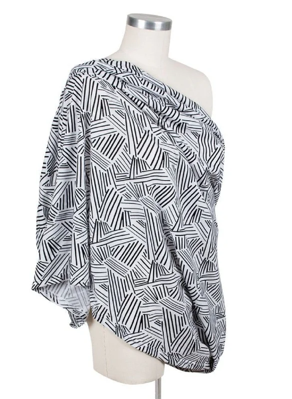 sexy backless push up brasNursing Scarf Jersey Knit Print - Montauk