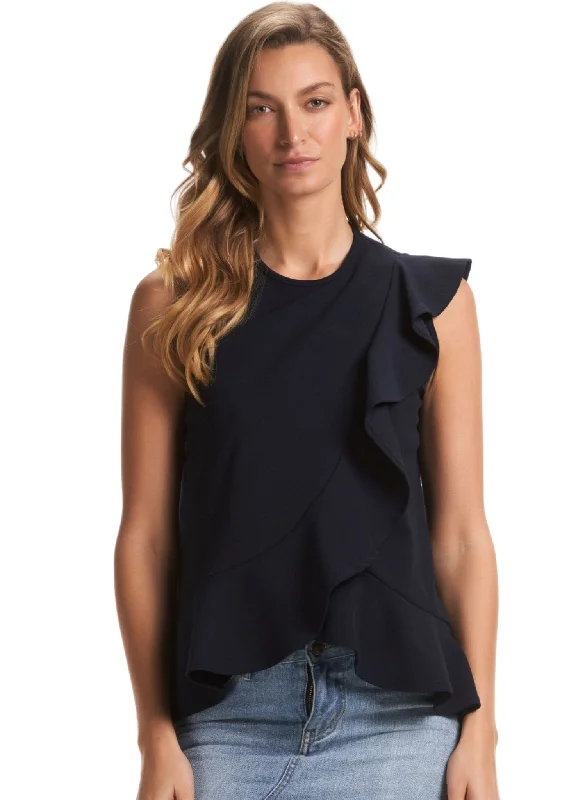 plunge bras for low cut topsSarah Maternity & Nursing Blouse - Navy