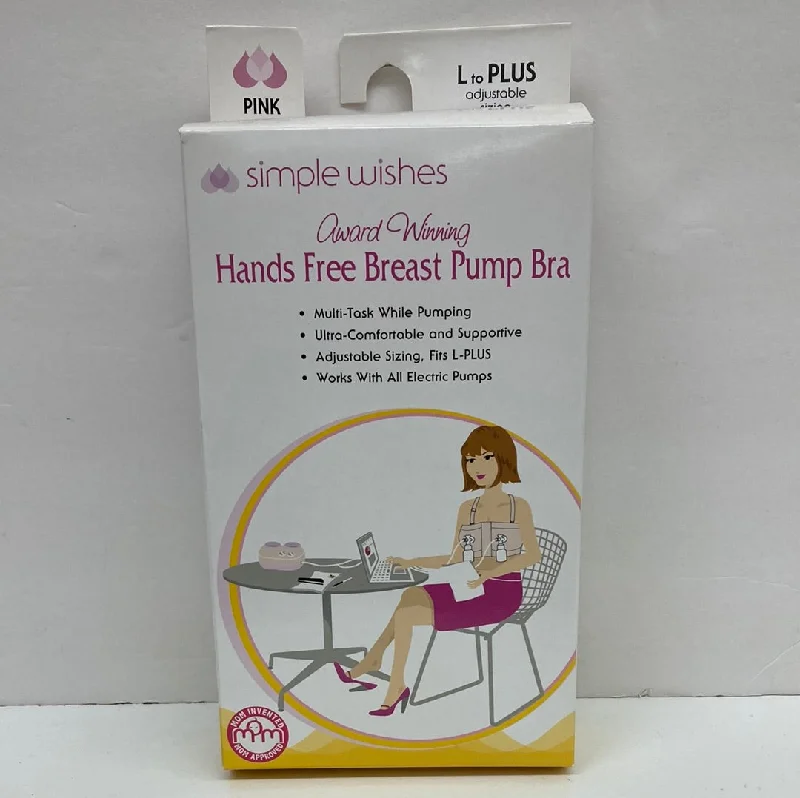 plus size bras with good supportSimple Wishes - Hands Free Breast Pump Bra - Pink - Sz L Plus plus size bras with good supportSimple Wishes - Hands Free Breast Pump Bra - Pink - Sz L Plus