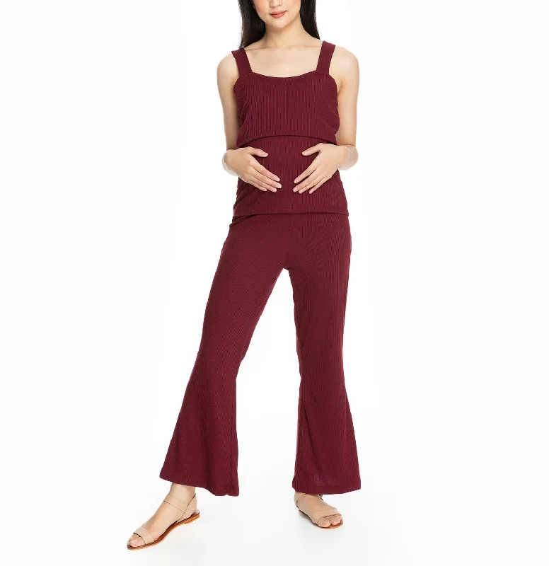 sleep bras with adjustable strapsTracey Loungewear Set Vermillion