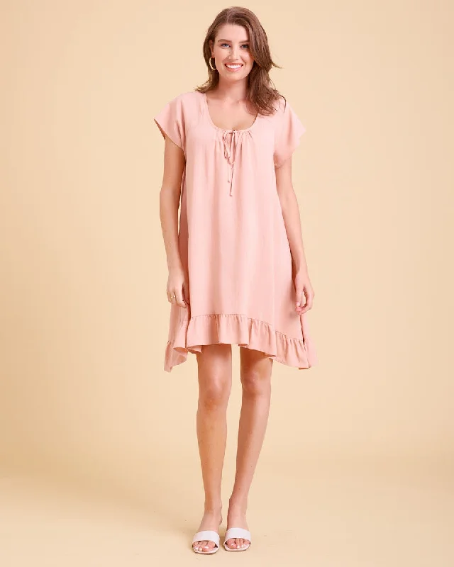 seamless backless bras for summer dressesWhisper Nursing Dress - Blush