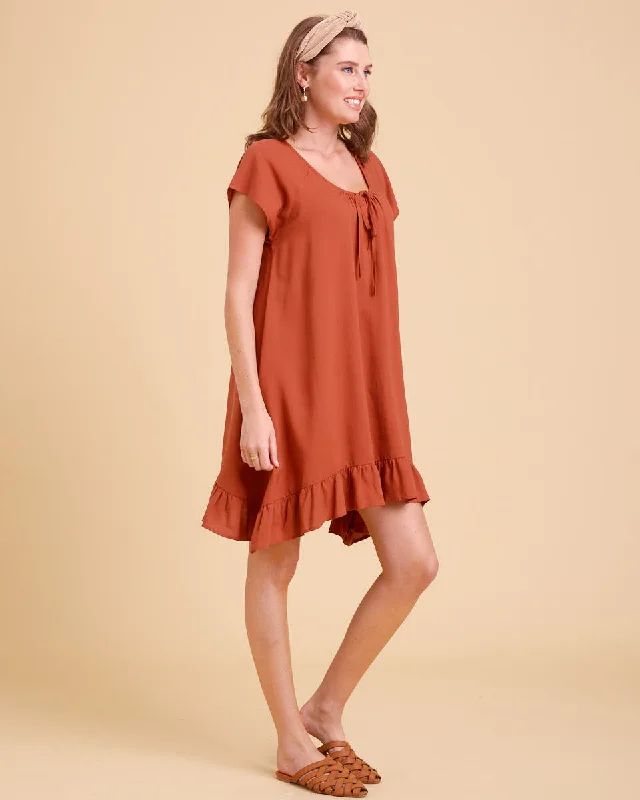 plus size bras with good supportWhisper Nursing Dress - Rust