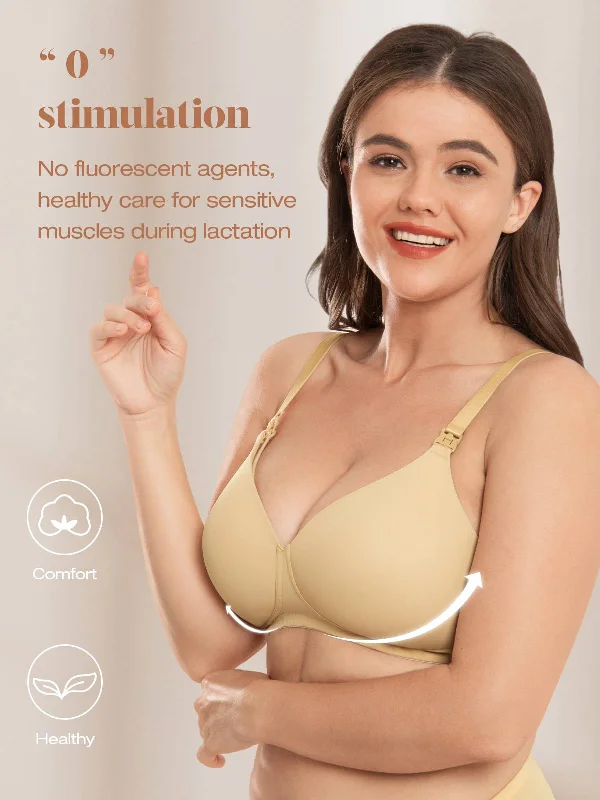 sleep bras with adjustable strapsLightly Padded Wireless Breastfeeding Maternity Bra Nude sleep bras with adjustable strapsLightly Padded Wireless Breastfeeding Maternity Bra Nude