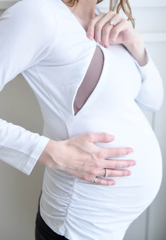 minimizer underwire bras for more controlRuby Ruched Long Sleeve Maternity and Nursing Top minimizer underwire bras for more controlRuby Ruched Long Sleeve Maternity and Nursing Top