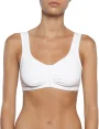 lace bras for a romantic lookCotton Pro Front Fastening - WHT