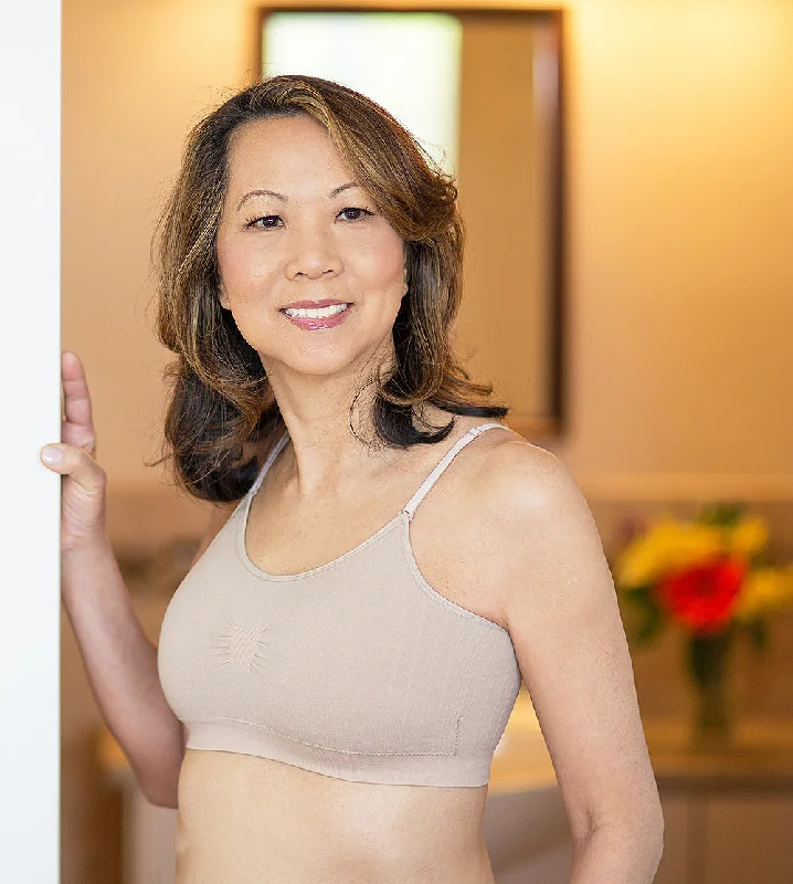 T - shirt bras with a seamless and smooth finish for wearing under T - shirts​ ABC #131 Comfy Bra