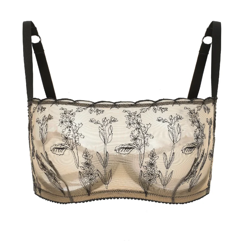 Lace bras for a feminine and elegant touch​ Amour Cache Kim High Neck Underwire Bra
