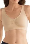 Bra with a seamless cup for a smooth silhouette​ Amoena Becky SB Ro/Nude/Off White  #44677 #44676