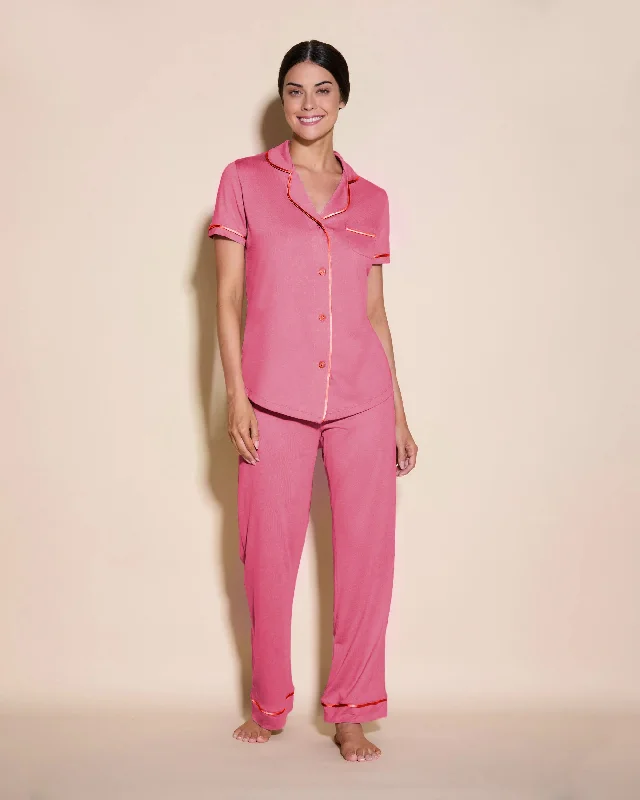 Sports bras for high - impact activities and workouts Short Sleeve Top & Pant Pajama Set Sports bras for high - impact activities and workouts Short Sleeve Top & Pant Pajama Set