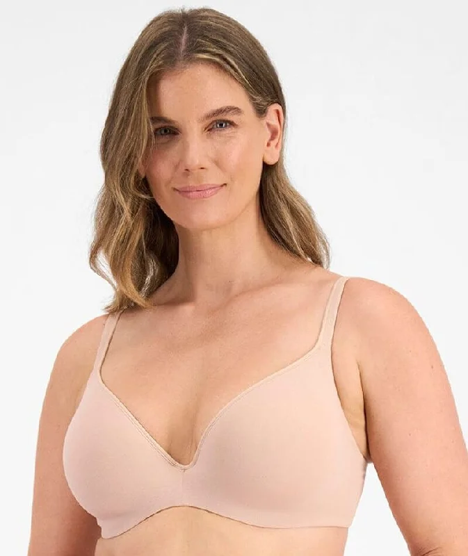 minimizer bras to reduce bust sizeBerlei Barely There Cotton Rich Bra - Nude