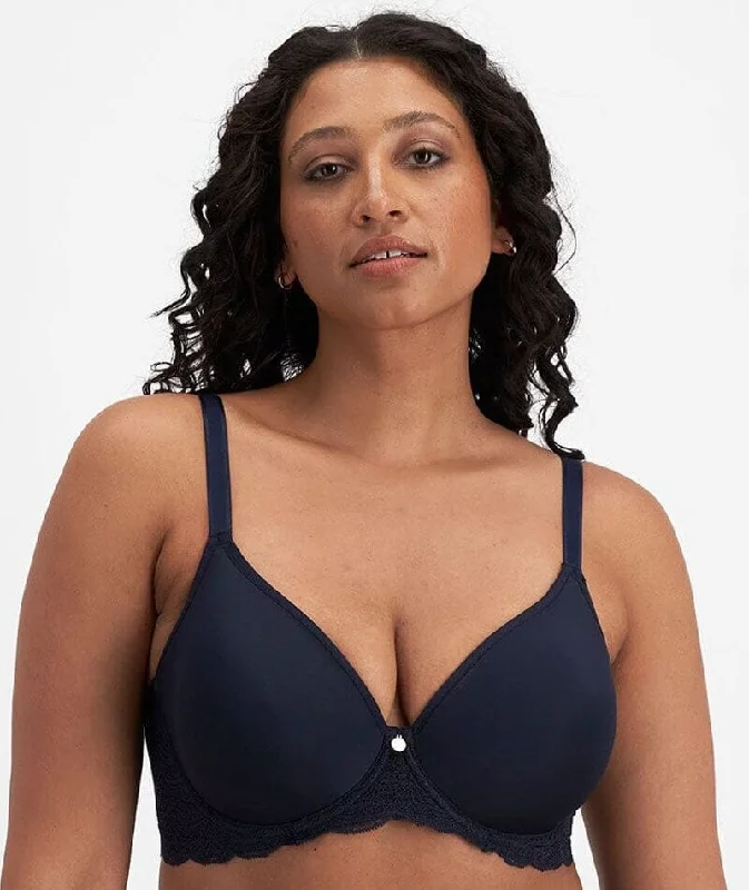 t - shirt bras for a smooth look under clothesBerlei Lift & Shape T-Shirt Spacer Bra - Navy