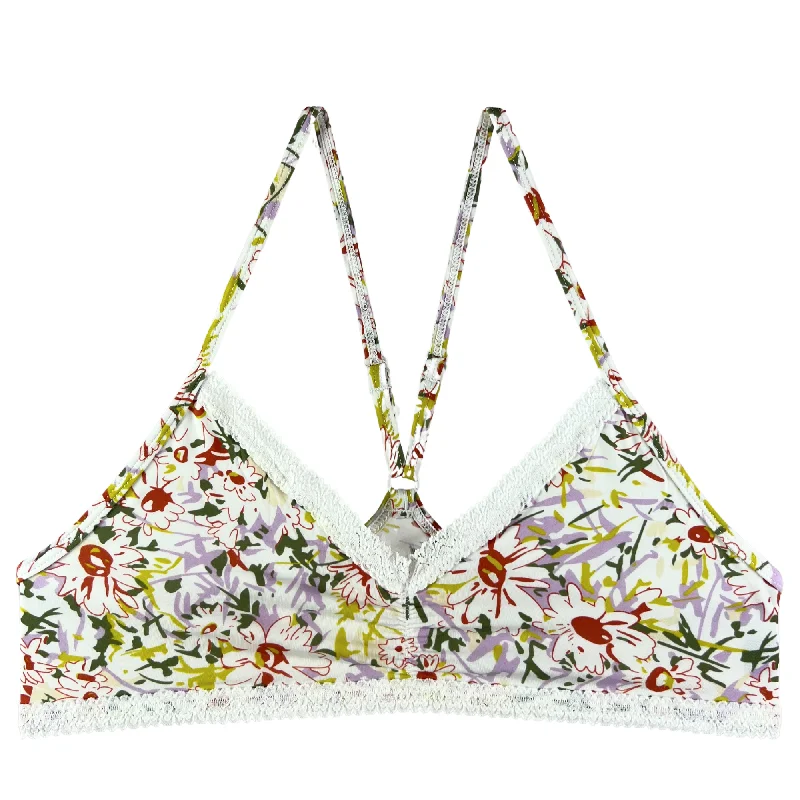 Bra with a lace - trim for an elegant and delicate touch Blush Micro Lace Trim Bralette Bra with a lace - trim for an elegant and delicate touch Blush Micro Lace Trim Bralette