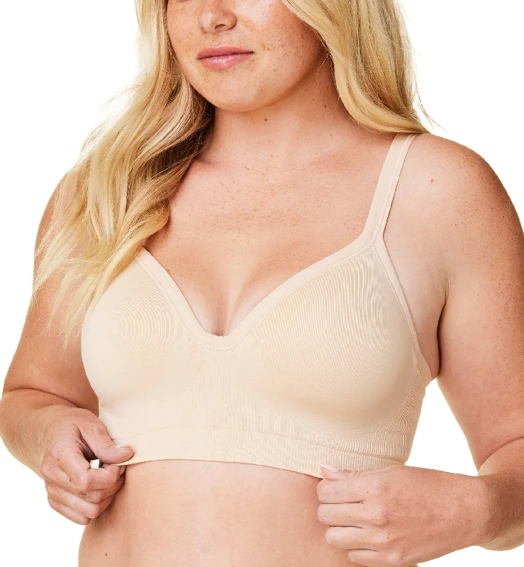 Bra with a foam - lined cup for a more structured shape BRAVADO! DESIGNS Everyday Muse Plunge Wire-Free Bra (11012V) - Butterscotch Bra with a foam - lined cup for a more structured shape BRAVADO! DESIGNS Everyday Muse Plunge Wire-Free Bra (11012V) - Butterscotch