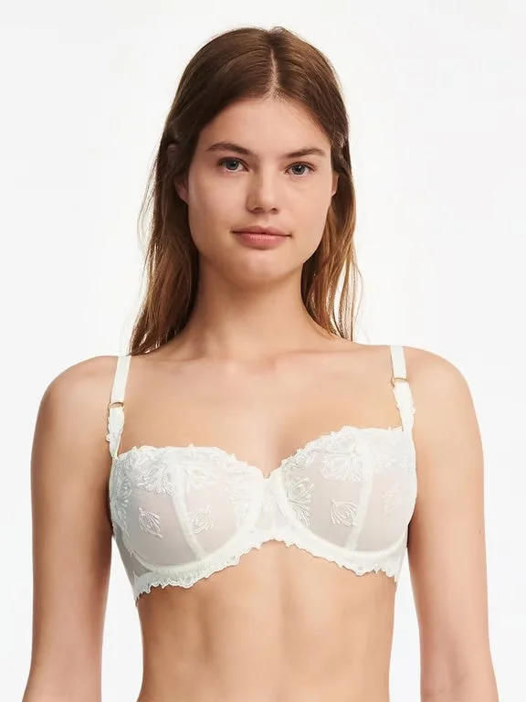 Bra with a wire - free band for a more comfortable underbust area Chantelle Champs Elysées Demi Bra Bra with a wire - free band for a more comfortable underbust area Chantelle Champs Elysées Demi Bra