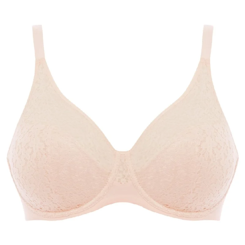 Bra with a shiny finish for a glamorous effect Chantelle Norah Comfort Bra in Blush & Ivory Bra with a shiny finish for a glamorous effect Chantelle Norah Comfort Bra in Blush & Ivory