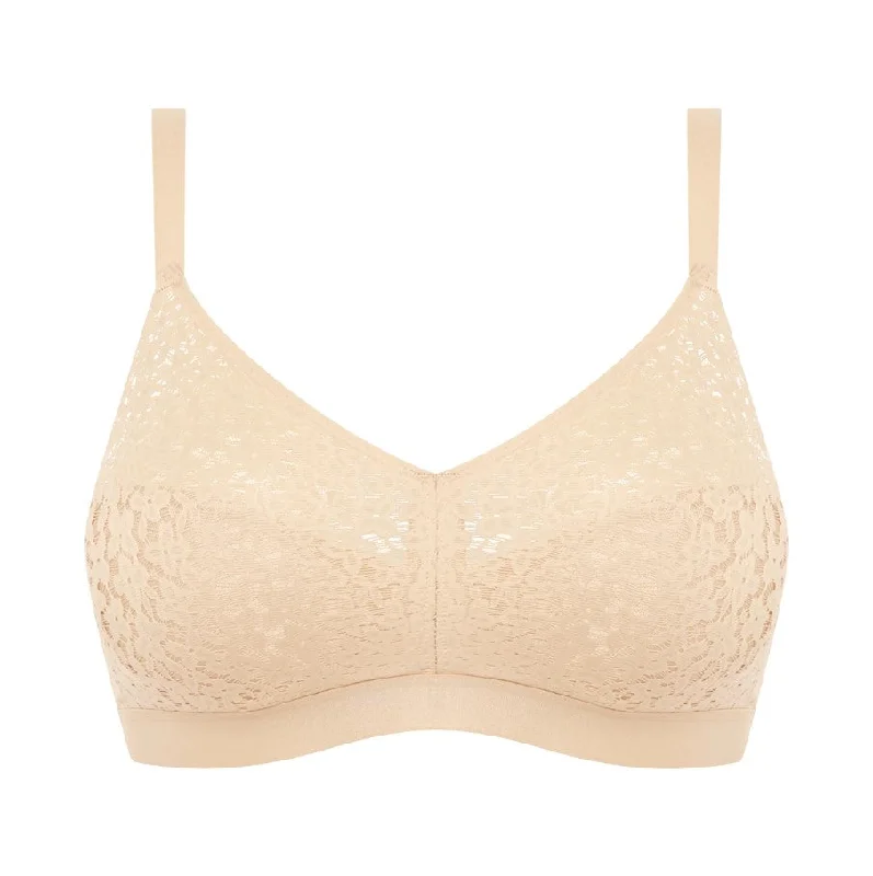 Bra with a textured fabric for added visual interest Chantelle Norah Comfort Support Wirefree Bra Bra with a textured fabric for added visual interest Chantelle Norah Comfort Support Wirefree Bra
