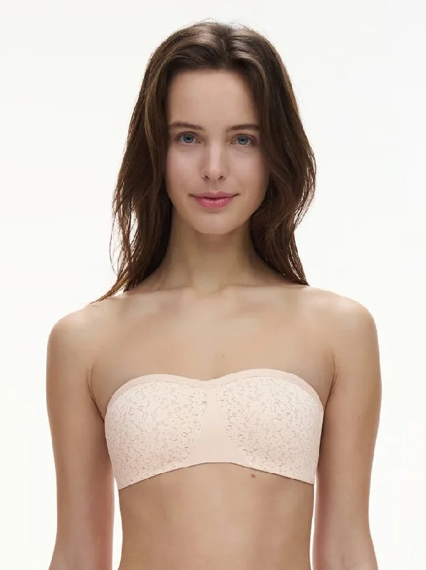 Bra with a cross - back strap design for a trendy look Chantelle Norah Unlined Strapless Bra Bra with a cross - back strap design for a trendy look Chantelle Norah Unlined Strapless Bra